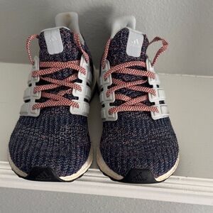 Adidas women Navy and Coral Sneakers
